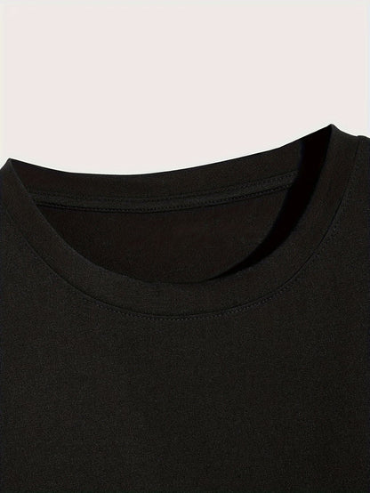 American-Style Heavyweight Pure Cotton Crew Neck T-Shirt