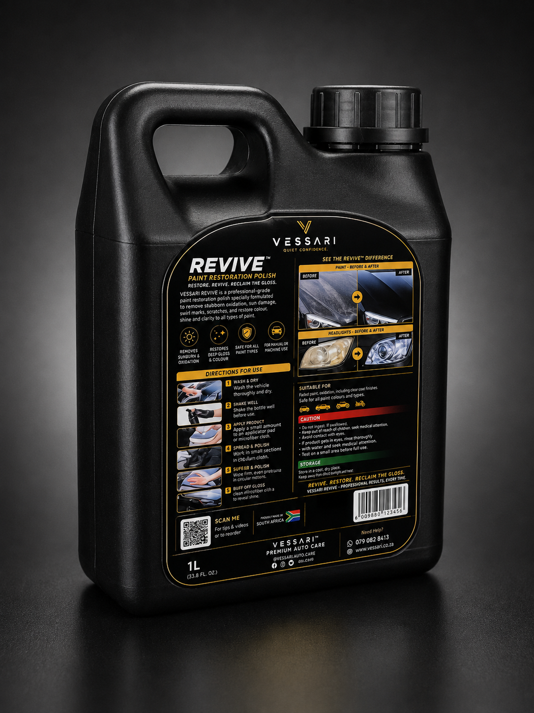 Vessari 2-in-1 Car Detailing / Paint Restoration & Polish Kit